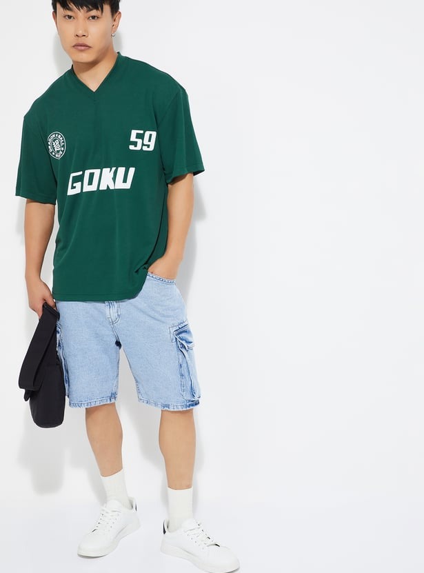 urb n men goku print oversized t shirt urb n men goku print oversized t shirt