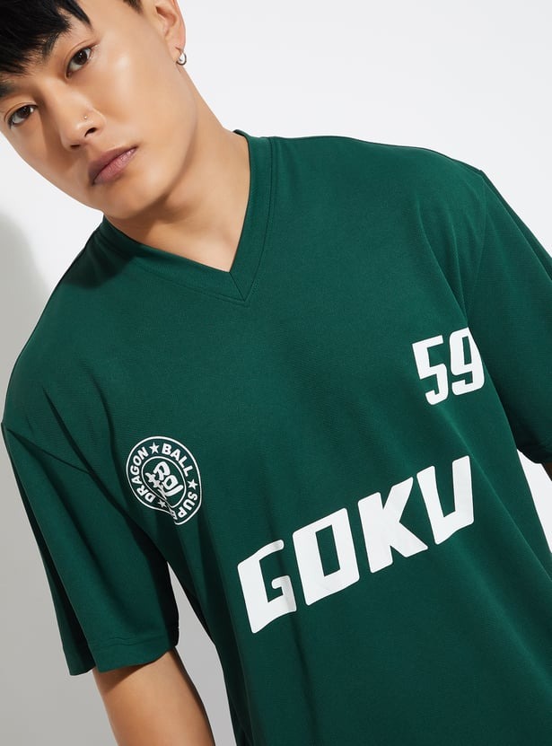 urb n men goku print oversized t shirt urb n men goku print oversized t shirt