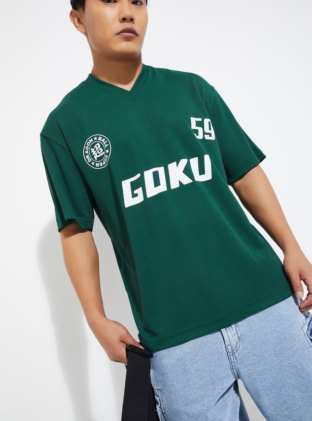 urb n men goku print oversized t shirt urb n men goku print oversized t shirt